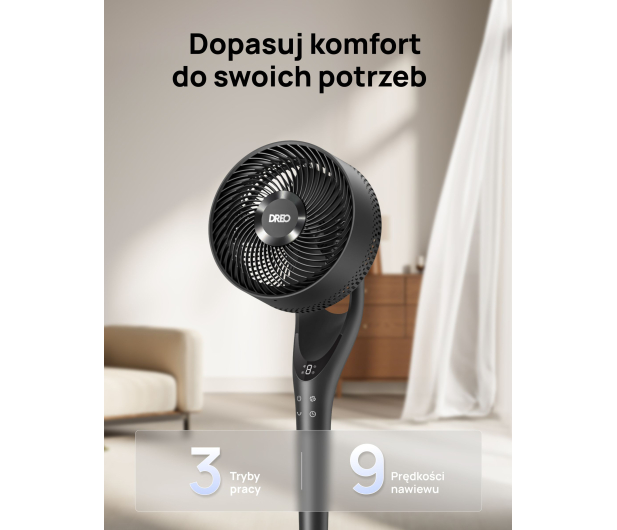 DREO Wentylator Dreo TurboPoly™ Fan 154 - 1519066 - zdjęcie 8